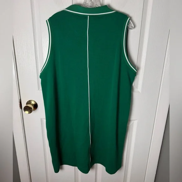 Spanx AirEssentials Pique Polo Tank Mini Dress in Green 1X - Picture 4 of 7
